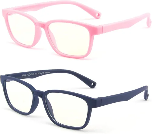 Gafas anti luz azul para niños, gafas de computadora para niños, gafas de videojuegos para niños