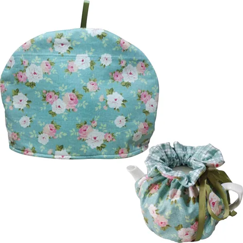 Miniatura 8 de 2 piezas de té aislado acogedor para tetera y calentador de hervidor de agua - a cuadros Rojo Plaid