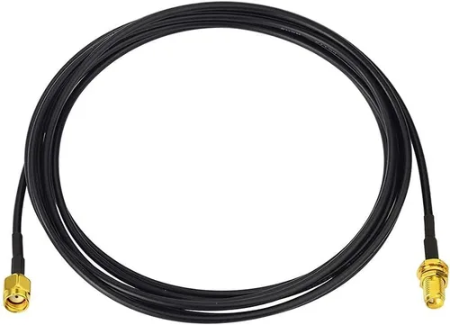 Miniatura 6 de Bingfu RP-SMA macho a RP-SMA mamparo hembra RG174 Extensión de antena WiFi Cable coaxial 6.6 ft 6.5 pies para router WiFi Tarjeta de red inalámbrica