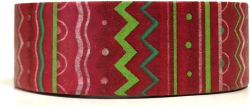 Miniatura 17 de allydrew Cinta adhesiva decorativa Washi, banda de rodadura granate