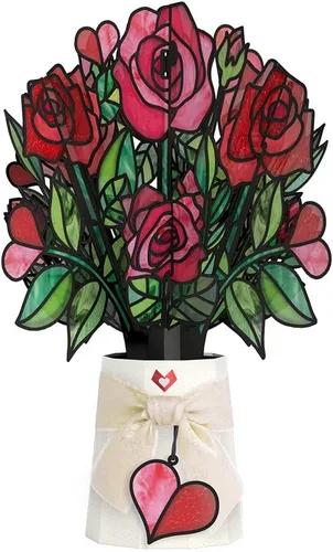 Miniatura 30 de Lovepop Ramo de Flores de Papel Desenfundable de Todos los Días para Ella y Él - Tarjetas de Felicitación 3D para Niños, Niñas, Hombres, Mujeres