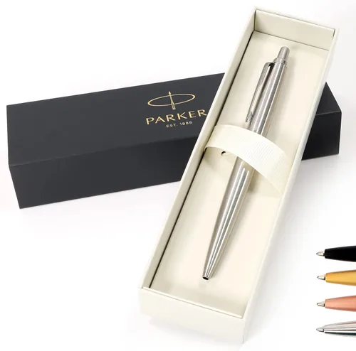 Miniatura 10 de Bolígrafo monocromático personalizado Parker Jotter XL + caja de regalo Diseña un regalo verdaderamente único Grabado con láser - Negro