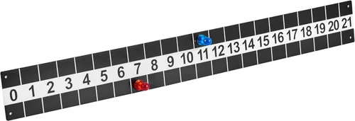 Miniatura 6 de Marcador duradero de acero de metal Cornhole con puntuación magnética para tableros de maíz, fácil de instalar