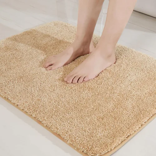 COSY HOMEER Alfombras extra gruesas para el baño, tapetes de baño antideslizantes, tapete de felpa suave, peludo y 100% micro poliéster, tapete para