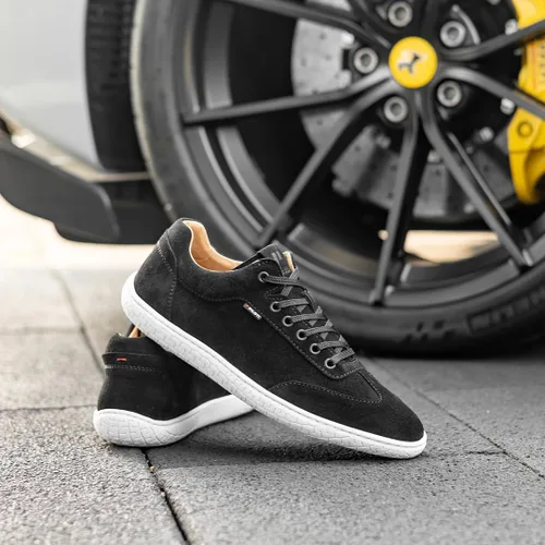 Miniatura 13 de Piloti Zapatos de conducción para hombre, zapatos deportivos de gamuza italiana Shift para hombre