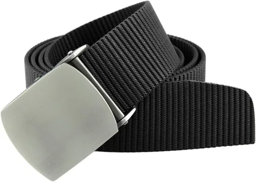 Miniatura 5 de moonsix Cinturones de nailon para hombres, hebilla simple de estilo militar táctico del ejército