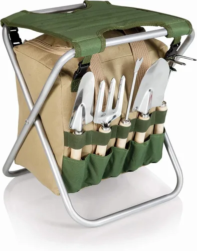 Miniatura 9 de Picnic TIME Star Wars Darth Vader Gardener Asiento plegable con herramientas, taburete de jardín plegable con bolsa desmontable y organizador