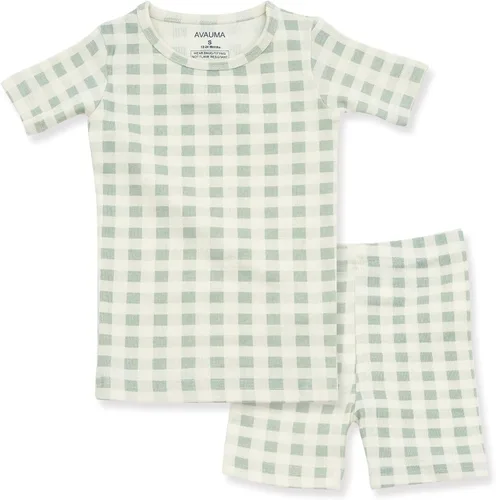 Miniatura 177 de AVAUMA Conjunto de pijama de algodón para bebés y niñas de 6 meses a 7 años