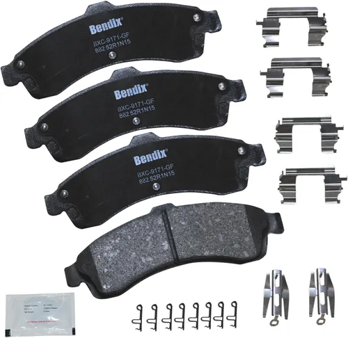 Miniatura 252 de Pastillas de freno delanteras cerámicas Bendix Priority1 CFC2302 para Hyundai Elantra 2021, Sonata 2022-2020, Kia K5 2023-2021