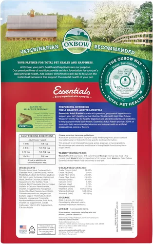 Miniatura 2 de Oxbow Essentials, alimento básico para la salud del conejo adulto
