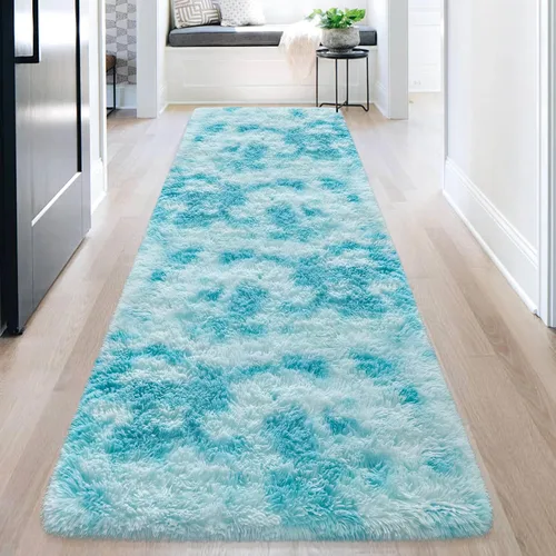 Miniatura 97 de Alfombras de pasillo beige de 2 x 6 pies para dormitorio, sala de estar, alfombra de felpa suave y esponjosa, alfombra de pasillo para pasillos