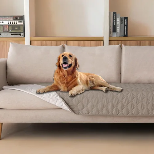 Miniatura 77 de gogobunny Manta 100% Impermeable de Doble Cara para Perros, Cubierta Suave para Cama de Mascotas, Reversible, Protege Muebles, Sillón, Sofá, Coche