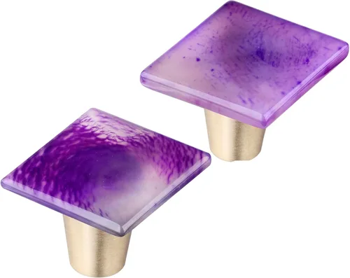 Miniatura 16 de Rockcloud Cajón de perilla de ágata con tornillos, mango de ágata morada en forma de cruz para armario, armario, accesorios para decoración