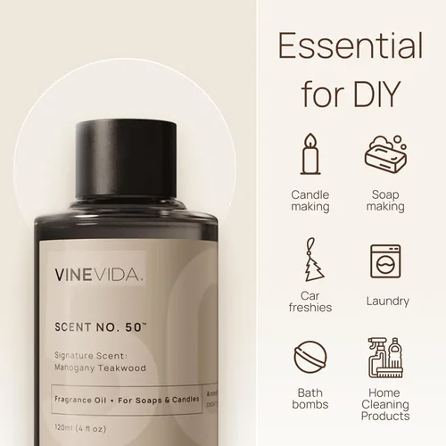 Miniatura 4 de VINEVIDA [4 onzas] Aceite de fragancia madreselva para fabricación de velas y fabricación de jabón, aromas de velas prémium para velas de soja