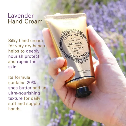 Miniatura 4 de Panier Des Sens Crema de manos de lavanda - Crema nutritiva de manteca de karité para manos secas y agrietadas con 97% de ingredientes naturales