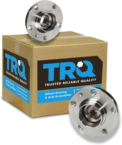 TRQ Juego de buje y rodamiento trasero de 2 piezas compatible con Audi TT 2000-2006 TT Quattro, Volkswagen Beetle 1998-2010, Golf 1998-2005, Jetta