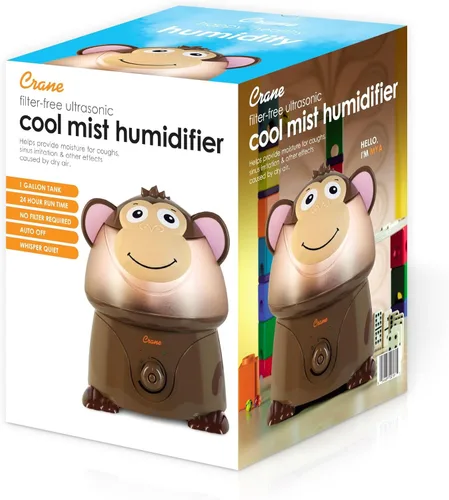 Miniatura 3 de Crane Humidificador ultrasónico de neblina fría , EE-8190, Mono, Monkey, 1, 1 Animal Mono