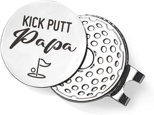 Miniatura 5 de QVUXZ Papa Dad Golf Ball Marker Gifts, Dad Grandpa Golfing Gifts from Daughter Son Kids, Golf Birthday Fathers Day for Dad Grandpa, Grandpa Dad