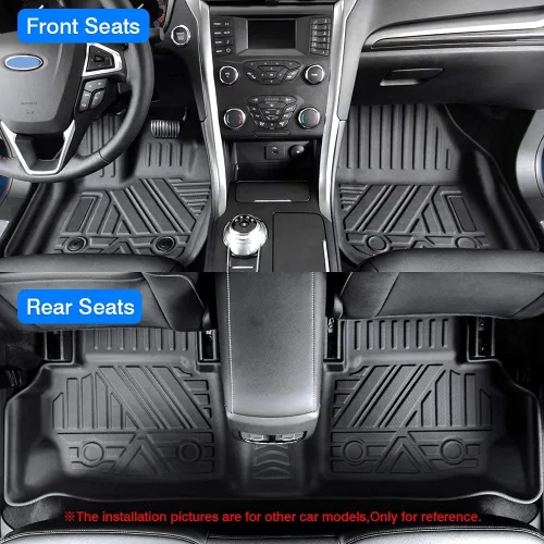 Miniatura 3 de KUST Alfombrillas para Tesla Model S 2012-2024 2025 (no para cuadros/de largo alcance), revestimientos de suelo de ajuste personalizado, protección