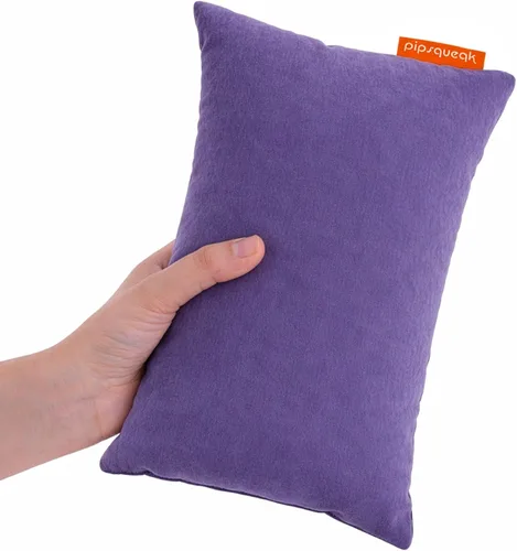 Miniatura 21 de Almohada de microfibra Pipsqueak - Pequeña, Mini, Pequeño - 27.9 x 17.8 cm - Perfecta para viajes, autos, aviones, camping, perros, niños pequeños