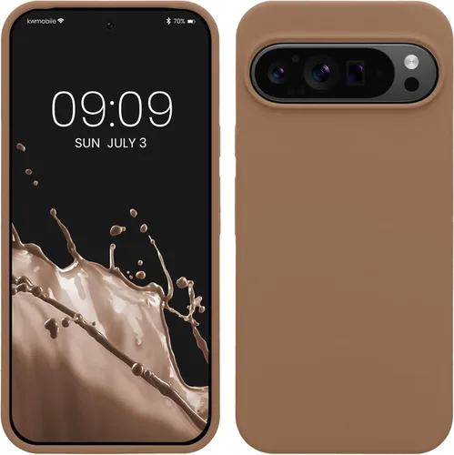 Miniatura 331 de kwmobile Funda Compatible con Google Pixel 6 Pro - Funda de Teléfono de Silicona TPU con Acabado Suave - Azul Caribe
