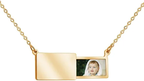 Miniatura 4 de Medallón de fotos con grabado personalizado, collar de medallón personalizado, collar de fotos, colgante de collar con imagen, medallón grabado
