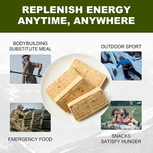 Miniatura 7 de Raciones de comida de emergencia listas para comer, larga vida personal, 18400 calorías, pestañas de supervivencia perfectas para camping
