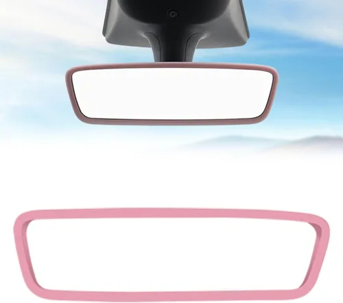 Miniatura 9 de Marco Protector de Espejo Retrovisor Compatible con Modelo 3 Y X S Semi 2014-2024 Cubierta de Espejo Retrovisor Interior Accesorios Decoraciones