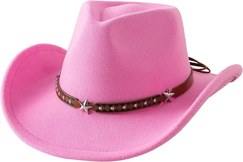 Miniatura 8 de Jastore Sombrero de vaquero para bebés y niños pequeños Sombrero de vaquera para bebés pequeños Sombrero de vaquero infantil Sombrero de vaquero