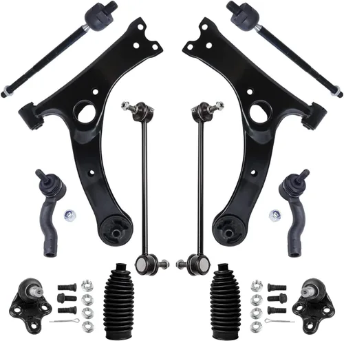 Miniatura 100 de Detroit Axle - Kit de extremo delantero para Ford 1998-2001 Explorer Mercury Mountaineer, 4 barras estabilizadoras delanteras y traseras, 2 brazos