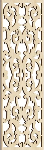 Miniatura 16 de Meadville Paneles decorativos de pared de madera con calado, 9 3/8 pulgadas de ancho x 24 3/8 pulgadas de alto x 1/4 de alto, aliso