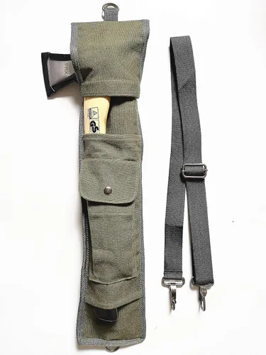 Miniatura 5 de TIPU Axe and Saw Sling, Agawa Saw Bag, Bucksaw Bag, Canvas Sheath for BOREAL21 Folding Bow Saw