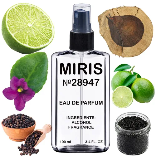 MIRIS nro. 28947 - Perfume para hombre, inspirado en 212 VIP Men Wild Party, Eau de Parfum de larga duración para hombres, Spray 3.4 fl oz (100 ml)