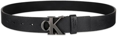 Miniatura 4 de Calvin Klein Cinturón casual CK con hebilla recortada con monograma para hombre