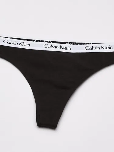 Miniatura 3 de Calvin Klein Women's Carousel Logo Cotton Stretch Thong Panties, Multipack