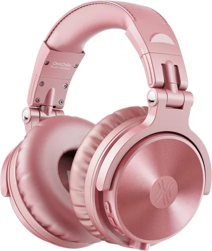 Miniatura 12 de OneOdio - Auriculares Bluetooth de diadema, 110 horas de sonido estéreo inalámbrico/con cable, auriculares plegables con graves profundos