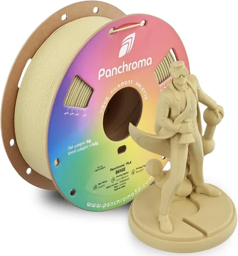 Miniatura 35 de Polymaker Panchroma Filamento de impresora 3D PLA negro, 0.069 in, carrete de 2.2 libras, fácil de imprimir, impresión de alta velocidad, sin