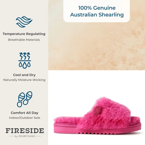 Miniatura 5 de Dearfoams Fireside Cairns - Sandalias fáciles de poner y quitar para mujer