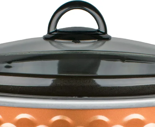 Miniatura 8 de Brentwood SC-140C - Olla de cocción lenta de 4.5 cuartos de galón, cobre, 3 ajustes de calor (bajo, alto, cálido), olla de cerámica, tapa de vidrio