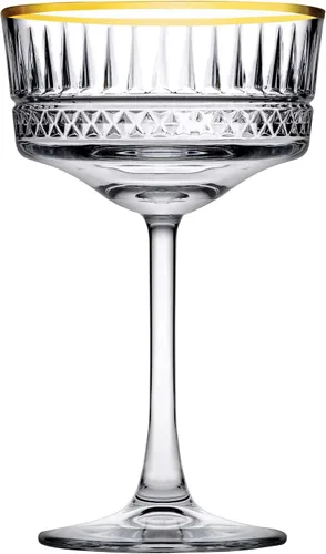 Miniatura 14 de Pasabahce Juego de 4 copas vintage Coupé – Exclusivo champán, cóctel, martini, copas de vino – Cristalería de tallo largo – 8.8 oz – Perfecto