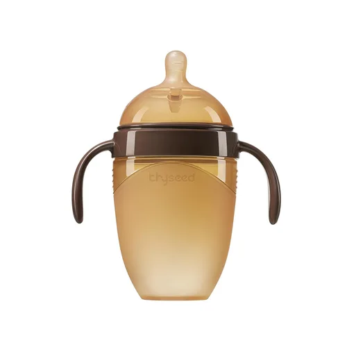Miniatura 9 de Thyseed PPSU - Botella natural tipo pecho con pezón (7-10 meses), 10 onzas, 1 paquete