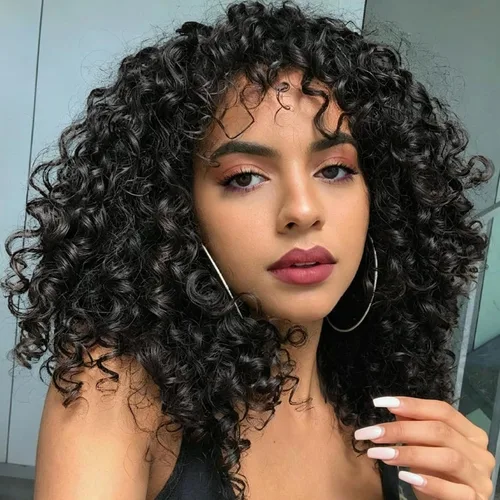 Miniatura 20 de 7 paquetes de cabello rizado de ganchillo GoGo de 6 pulgadas, pelo corto, para mujeres, rizos de playa, trenzas de ganchillo de torsión profunda
