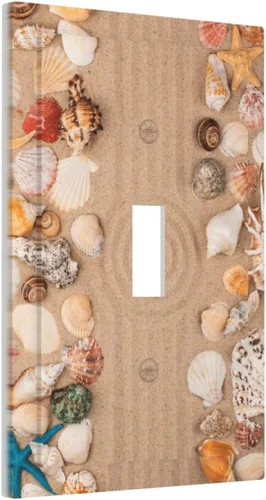 Miniatura 83 de Cubiertas Decorativas para Placas de Interruptor Abstracto Moderno de Mediados de Siglo Arco Boho Sol Dorado Hoja 1 Gang Placa de Pared Cubierta