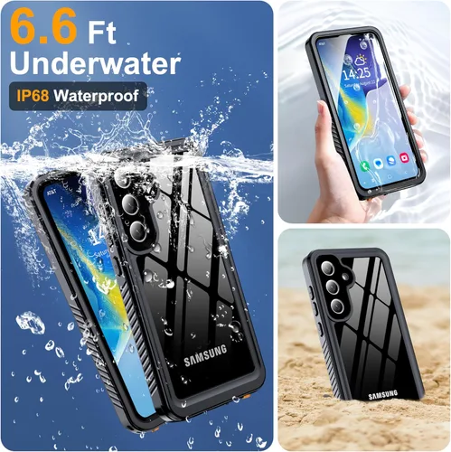 Miniatura 3 de Funda para Samsung Galaxy S25 Plus, impermeable IP68 con protector de pantalla y lente incorporados [14 pies de protección militar a los golpes]