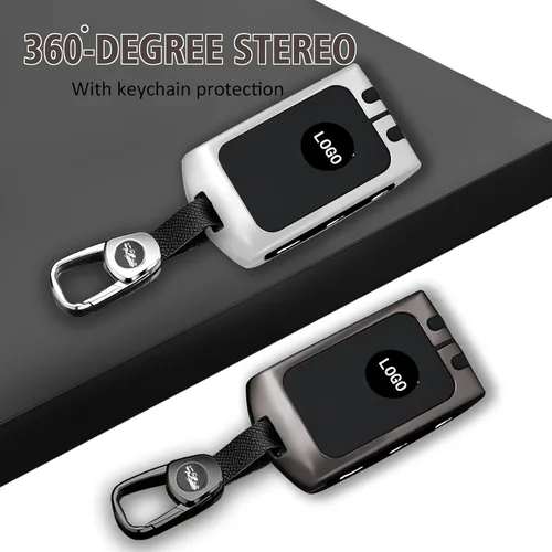 Miniatura 7 de Funda de Silicona Suave Premium para Llavero de Volvo de 4 Botones Laterales, Llavero de Servicio Pesado con Funda Compatible con Volvo XC40 XC60