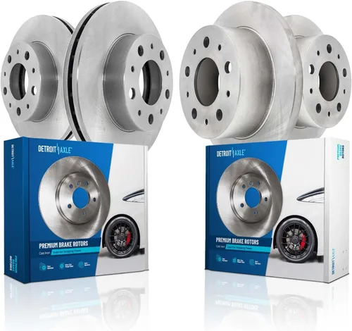 Miniatura 59 de Detroit Axle - Rotores de freno para Chrysler 200 2015 2016 2017, Rotores de freno de disco de reemplazo: 12.01" pulgadas delantero y 10.95