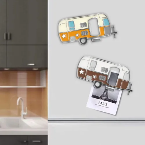 Miniatura 7 de Abrebotellas Magnético para RV con Atrapacorchos, Set de Regalo Único para RV, Imanes Adhesivos para Refrigerador para Fácil Almacenamiento