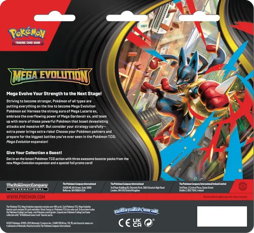 Miniatura 2 de Pokemon JCC Mega Evoluciones 1 Blíster de Tres Sobres