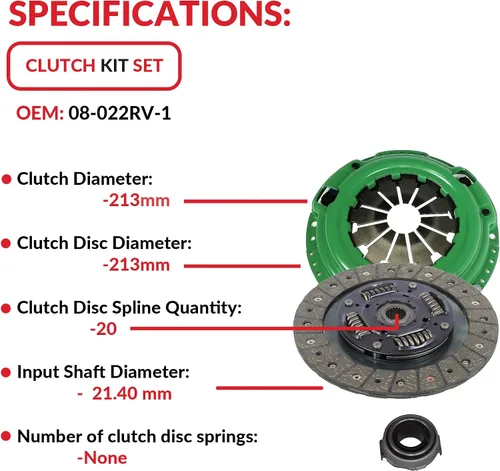 Miniatura 4 de SOUTHEASTCLUTCH Kit de embrague compatible con Civic DX EX GX LX Reverb VALUE EX-R CX SI VX 1992-2005 1.5L L4 1.6L L4 1.7L L4 GAS SOHC aspirado