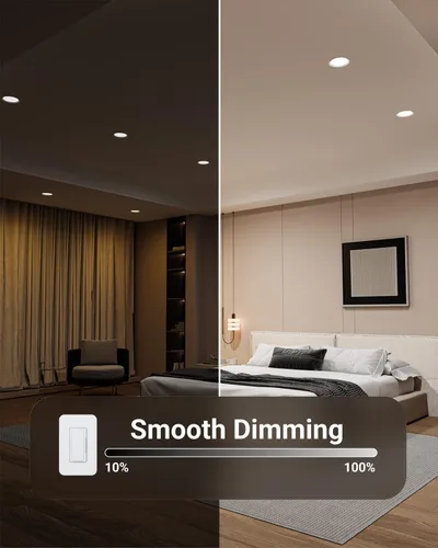 Miniatura 5 de Sunco Paquete de 24 unidades de luz LED empotrable de 6 pulgadas, luces empotrables sin carcasa para techo, con borde, 850 LM, 14 W, CCT 3000K